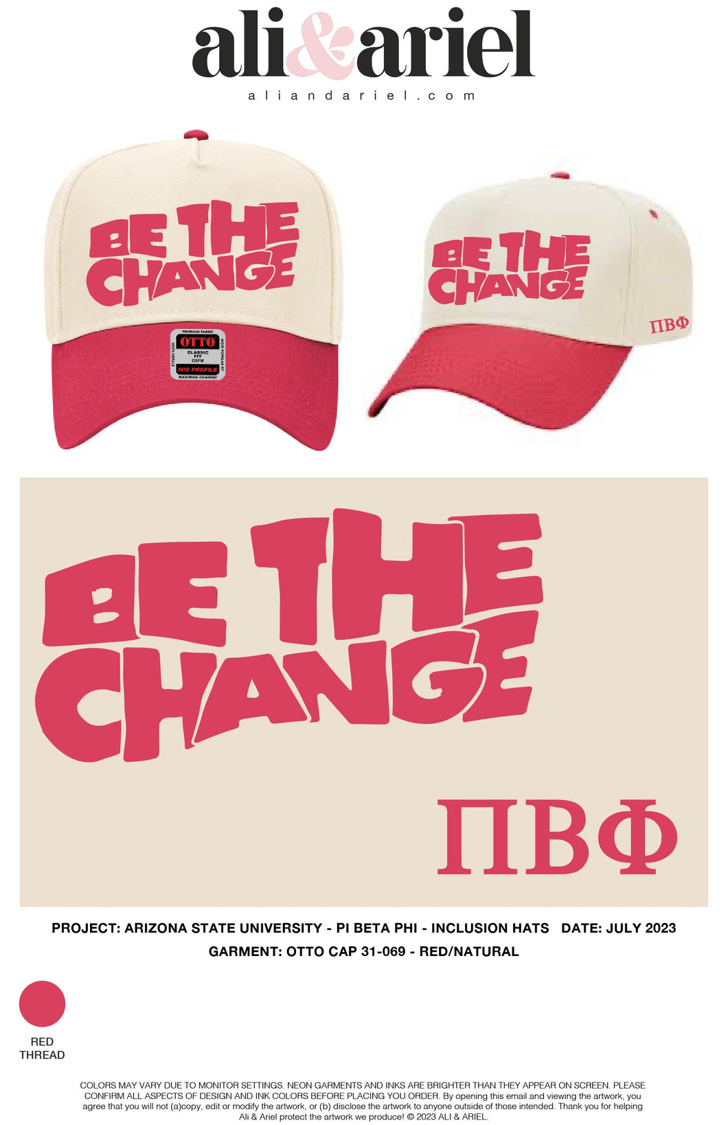 ASU Pi Beta Phi - Inclusion Hats