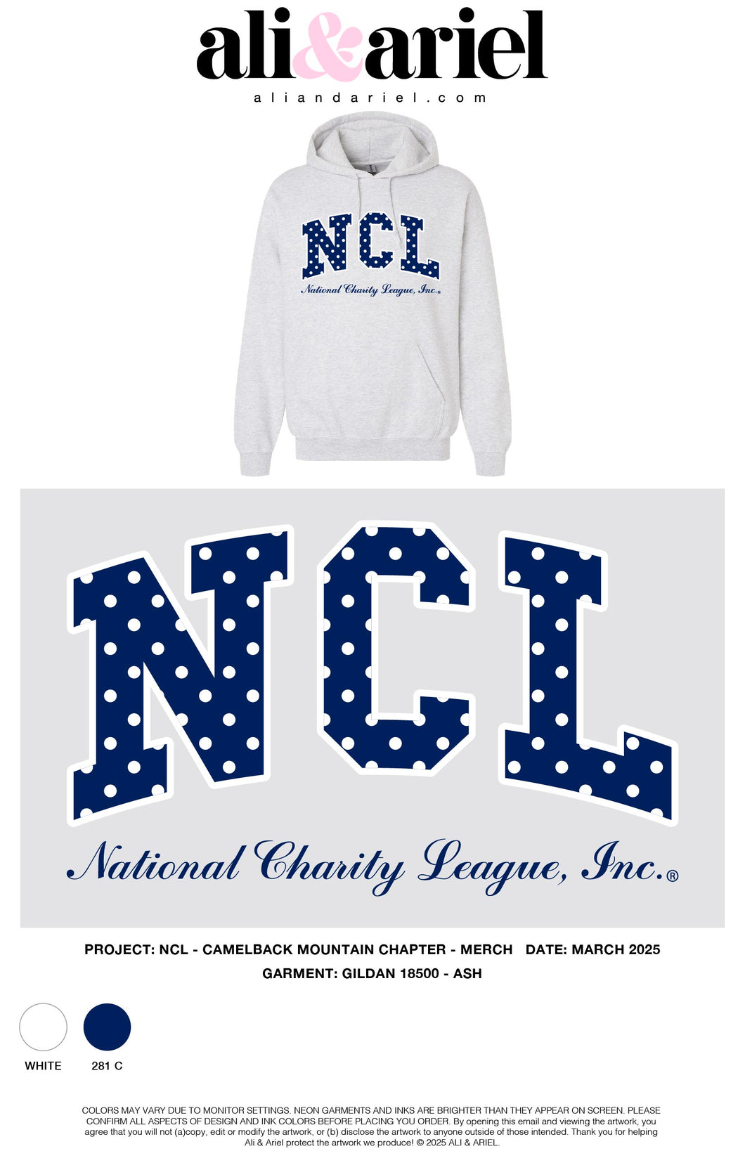 NCL Polka Dot Hoodie 2025