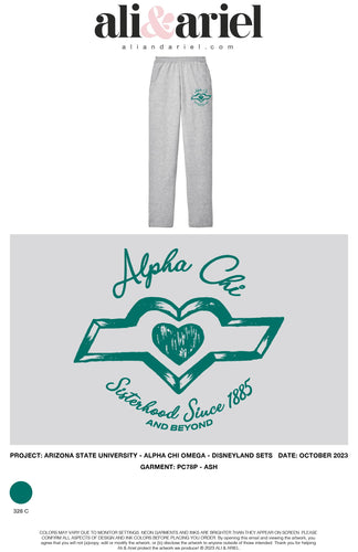 ASU Alpha Chi Omega Sisterhood 2023 - Sweatpants