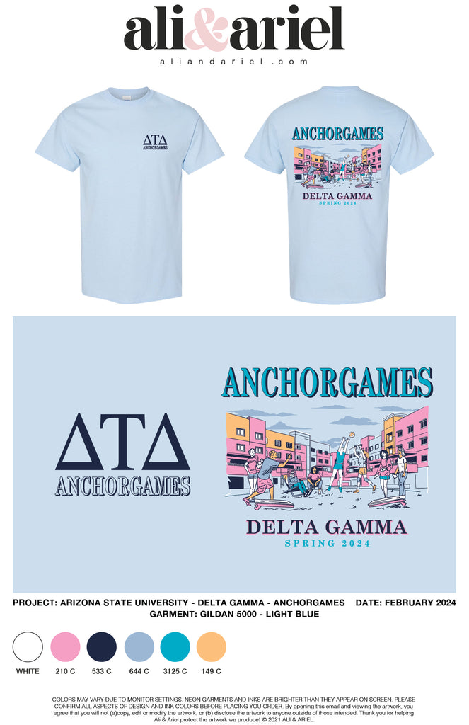 ASU Delta Gamma Anchorgames 2024 - DELTA TAU DELTA – Ali & Ariel