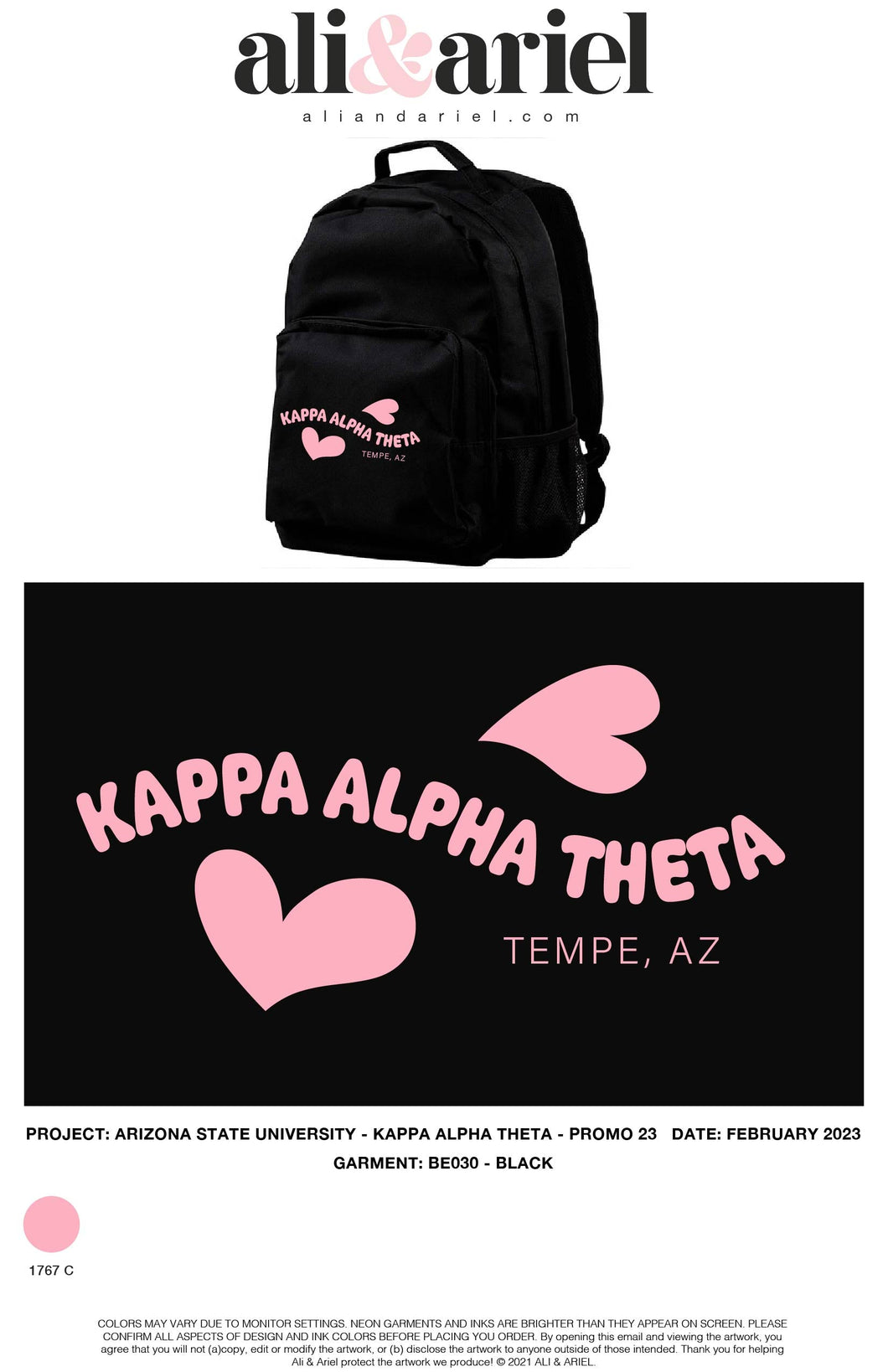 REORDER - ASU Theta Recruitment 2023 - Backpacks Ali & Ariel REORDER - ASU Theta Recruitment 2023 - Backpacks Ali & Ariel