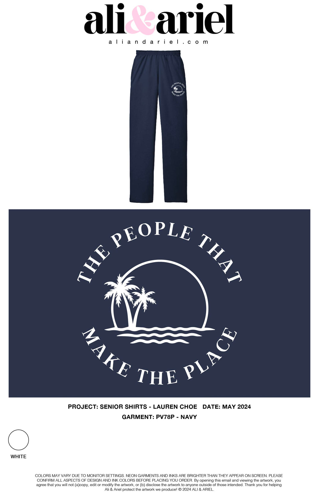 ASU Pi Beta Phi Beach Pants 2024