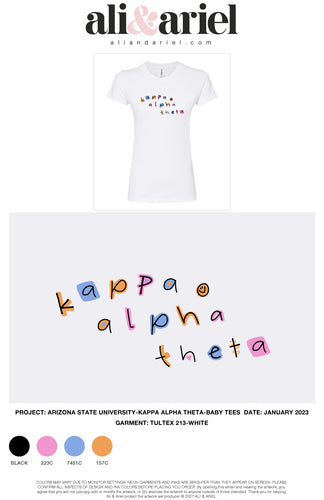 ASU Theta Baby Tees